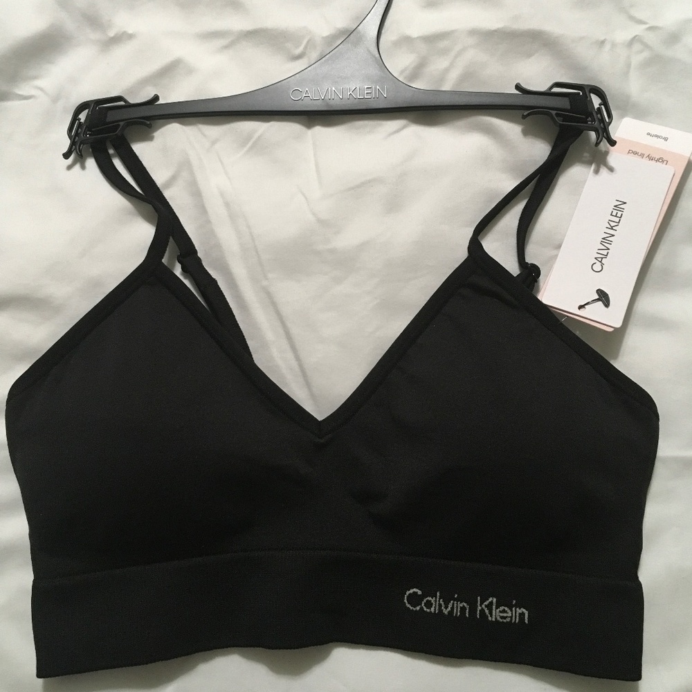 TWO CALVIN KLEIN BRALETTES SIZE:S FOR $27